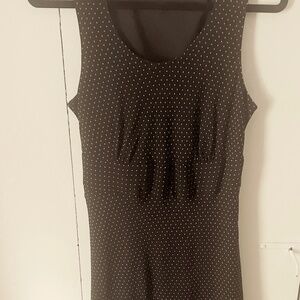 Ann Taylor Factory Sleeveless Dotted Swiss Dress, size 12